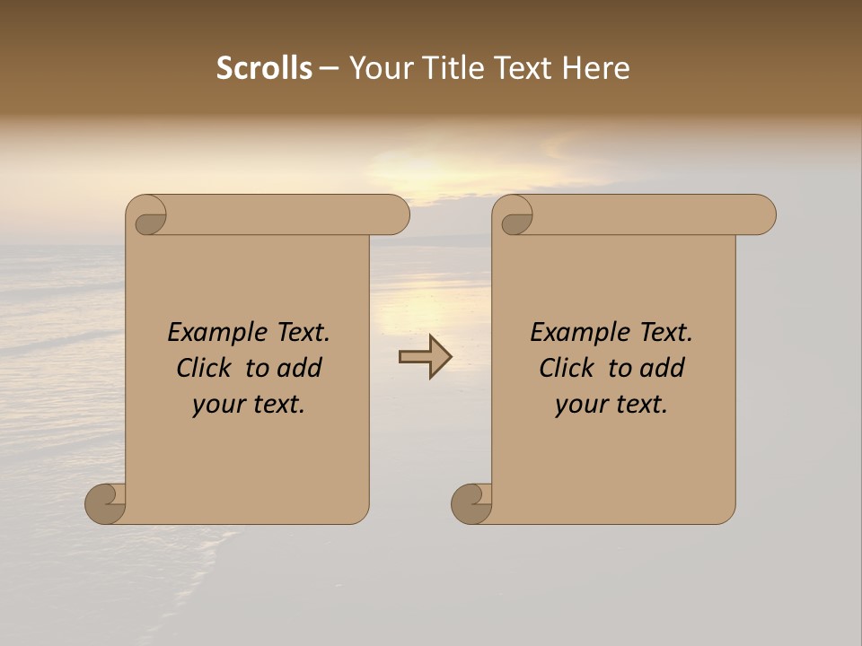 Seascape Vacation Outdoors PowerPoint Template