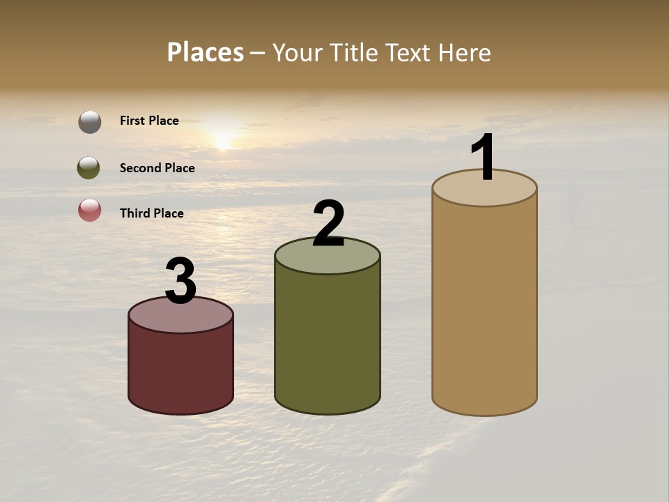 Tropical Travel Background PowerPoint Template