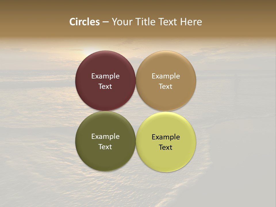 Tropical Travel Background PowerPoint Template