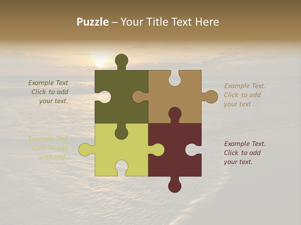 Tropical Travel Background PowerPoint Template