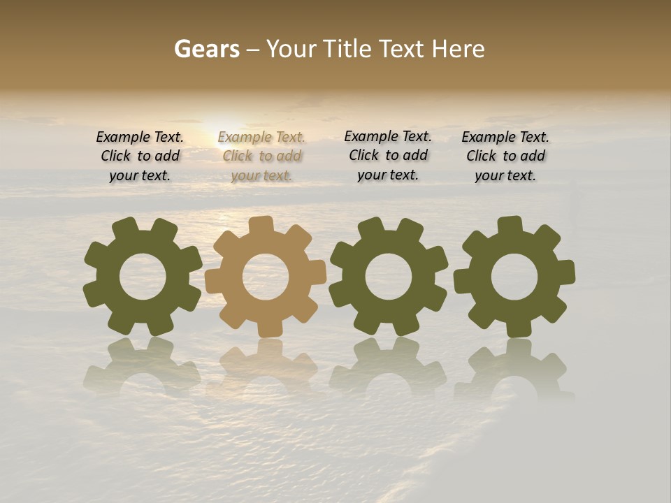 Tropical Travel Background PowerPoint Template