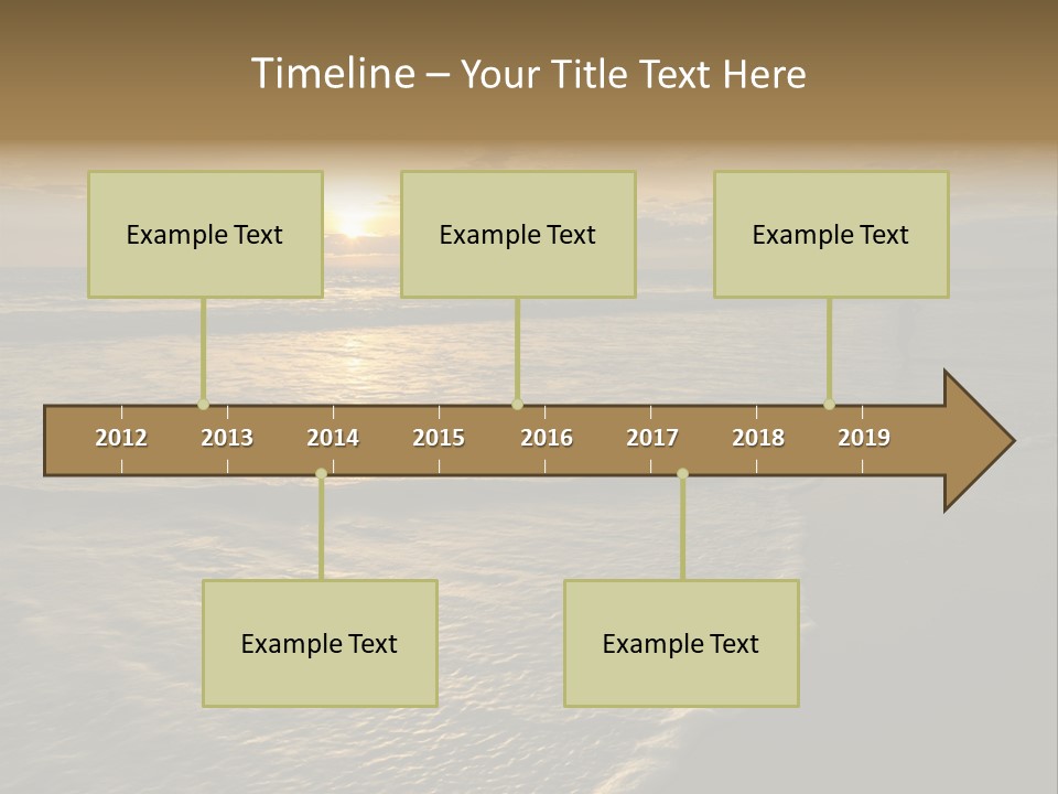 Tropical Travel Background PowerPoint Template