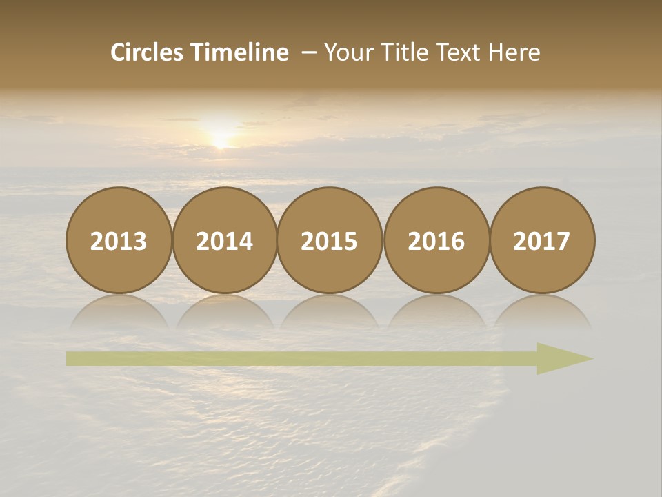 Tropical Travel Background PowerPoint Template