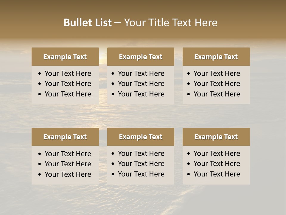 Tropical Travel Background PowerPoint Template