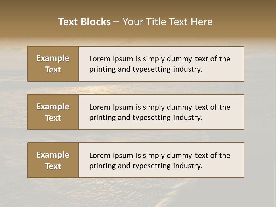 Tropical Travel Background PowerPoint Template