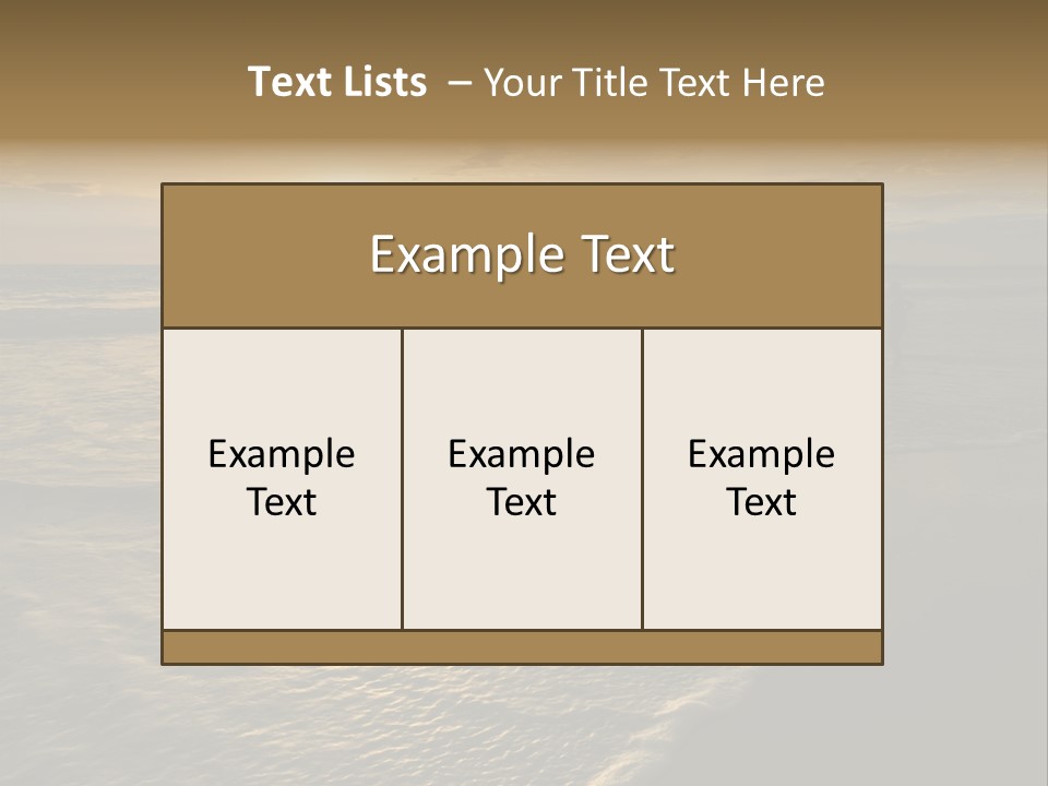 Tropical Travel Background PowerPoint Template