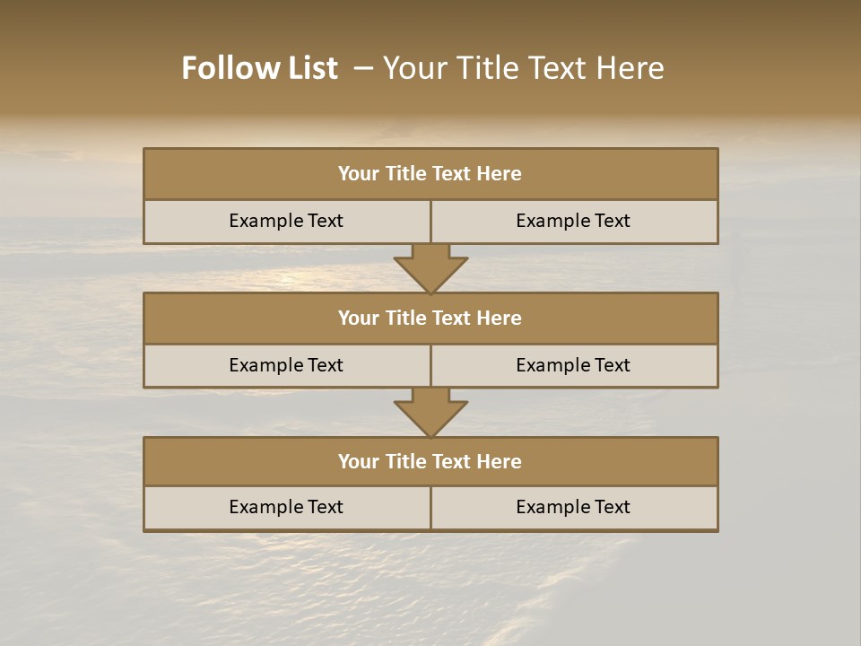Tropical Travel Background PowerPoint Template