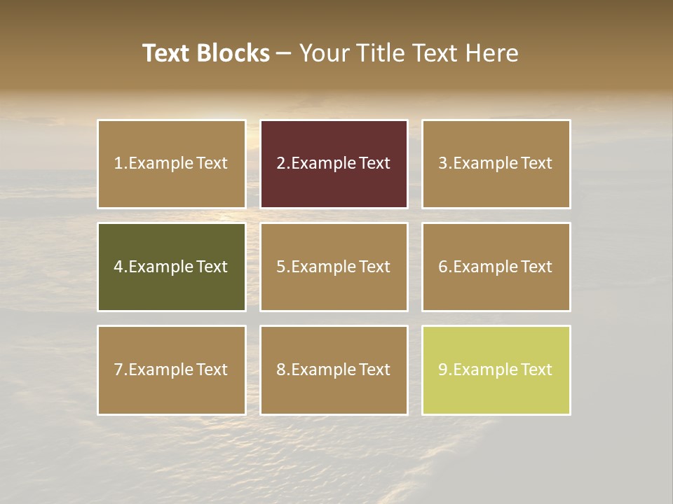 Tropical Travel Background PowerPoint Template