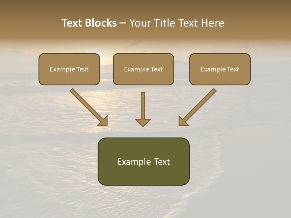 Tropical Travel Background PowerPoint Template