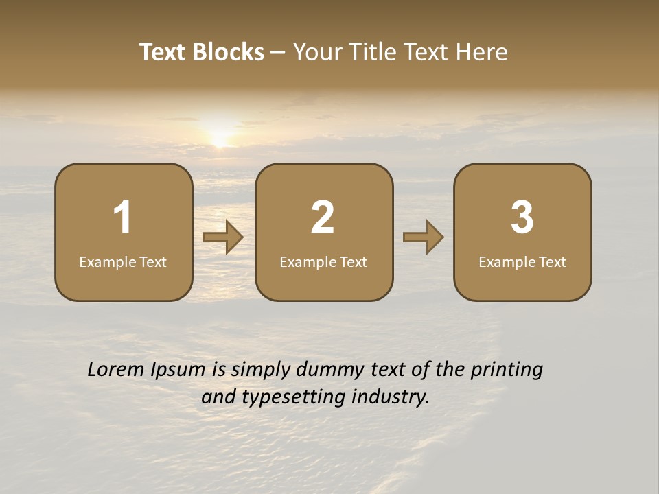 Tropical Travel Background PowerPoint Template