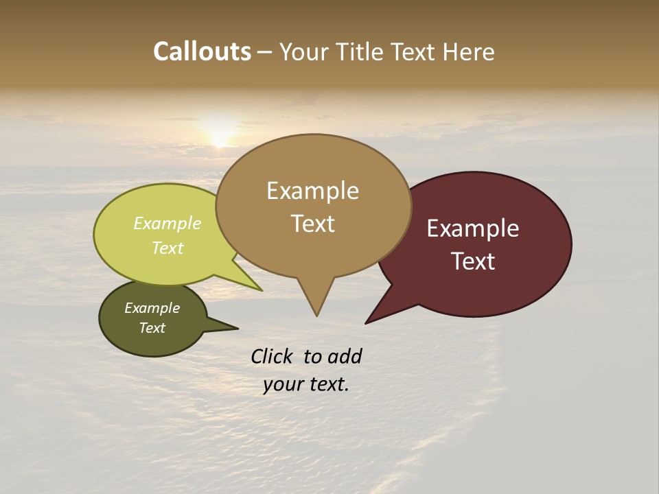 Tropical Travel Background PowerPoint Template