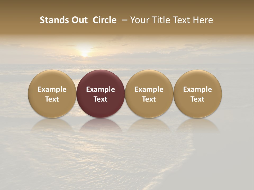 Tropical Travel Background PowerPoint Template