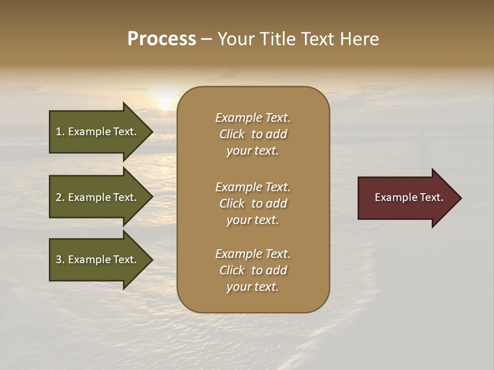 Tropical Travel Background PowerPoint Template