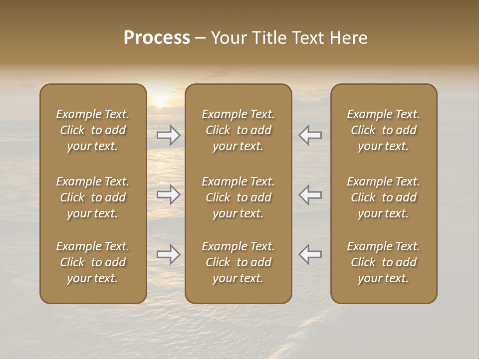 Tropical Travel Background PowerPoint Template
