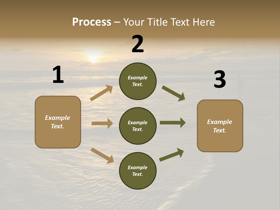 Tropical Travel Background PowerPoint Template