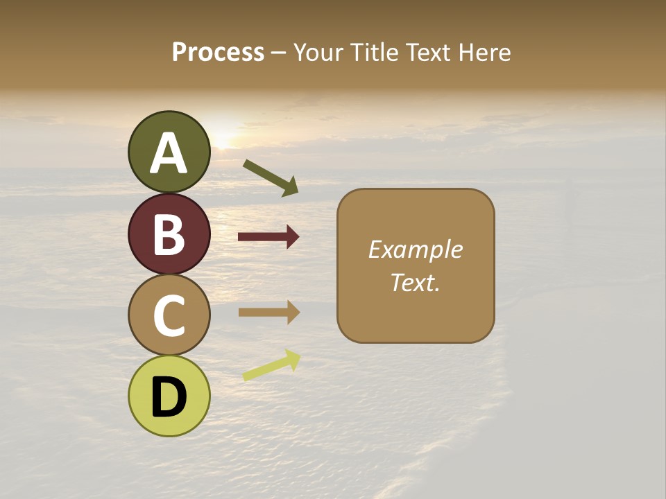 Tropical Travel Background PowerPoint Template