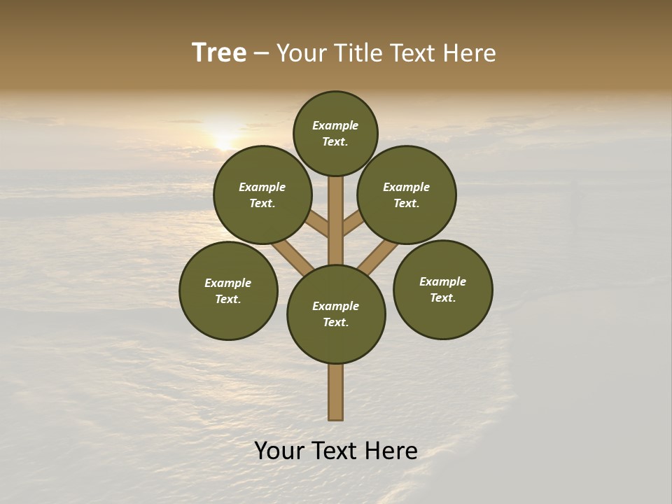 Tropical Travel Background PowerPoint Template