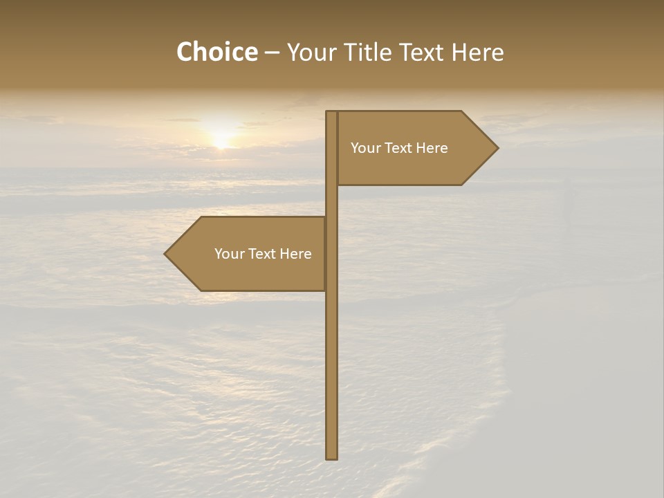 Tropical Travel Background PowerPoint Template