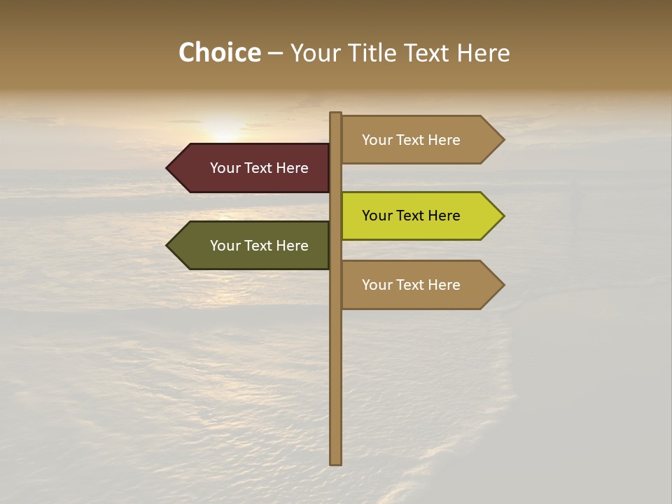 Tropical Travel Background PowerPoint Template