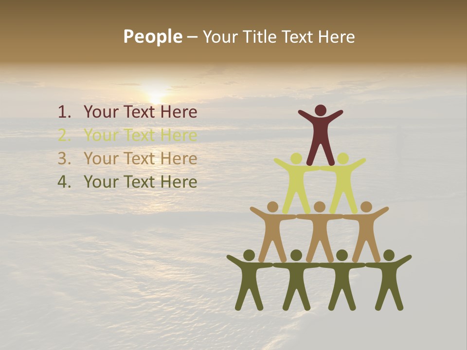 Tropical Travel Background PowerPoint Template