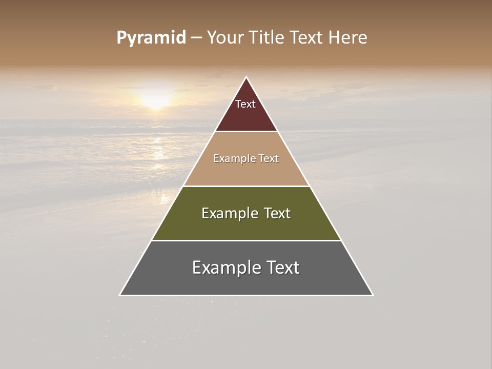 Water Orange Sky PowerPoint Template