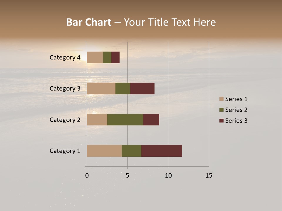 Water Orange Sky PowerPoint Template