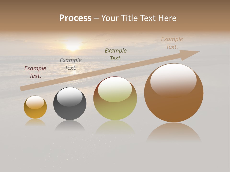 Water Orange Sky PowerPoint Template