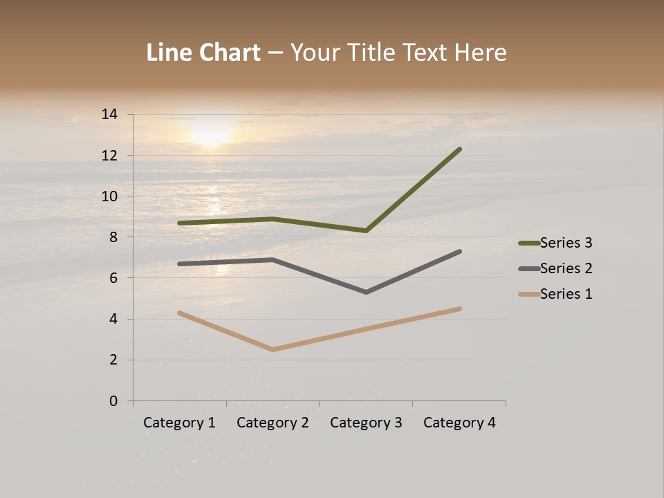 Water Orange Sky PowerPoint Template