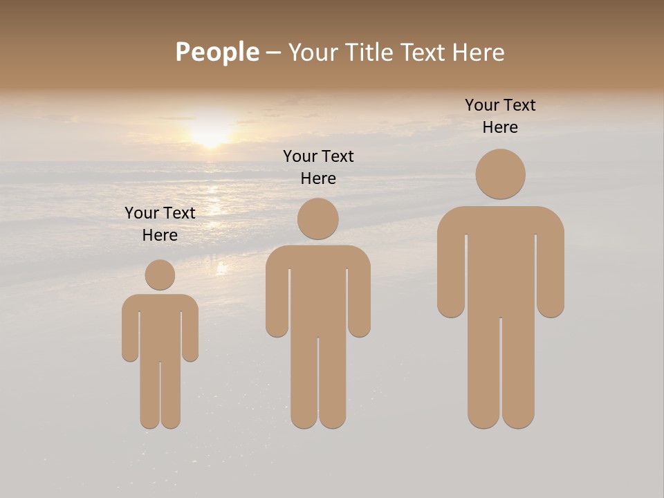 Water Orange Sky PowerPoint Template