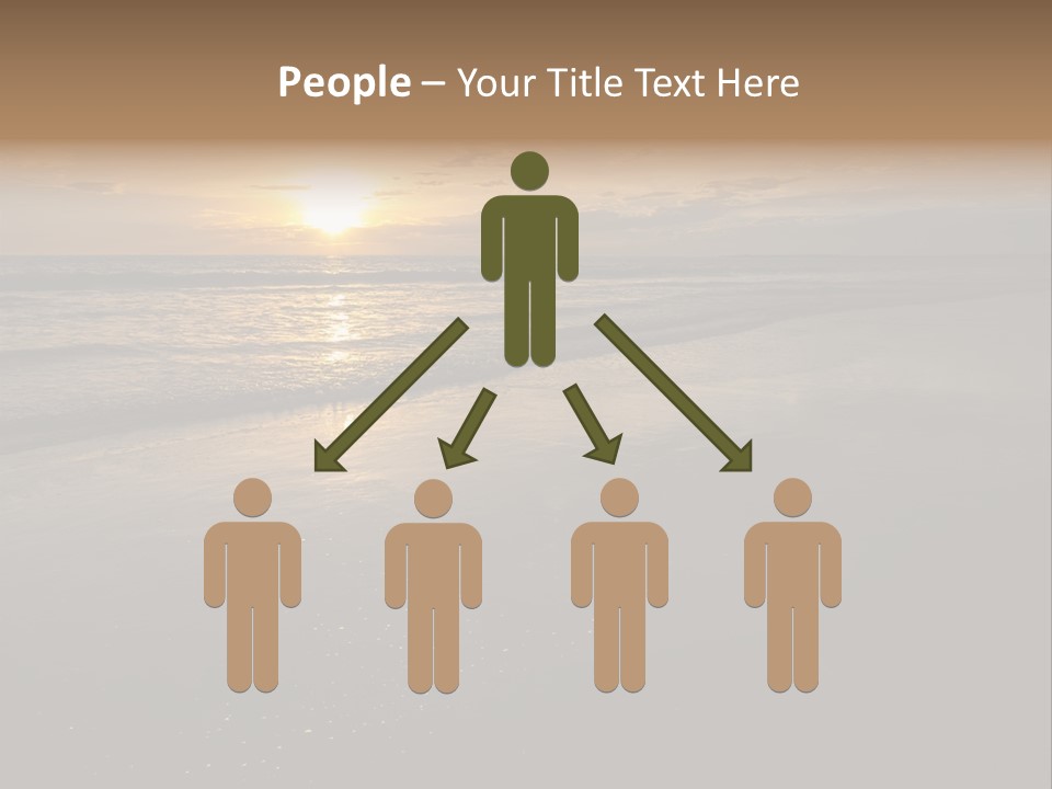 Water Orange Sky PowerPoint Template