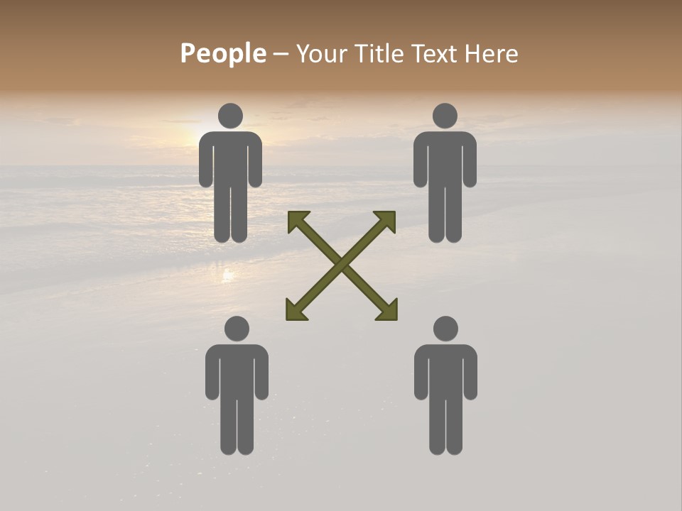 Water Orange Sky PowerPoint Template
