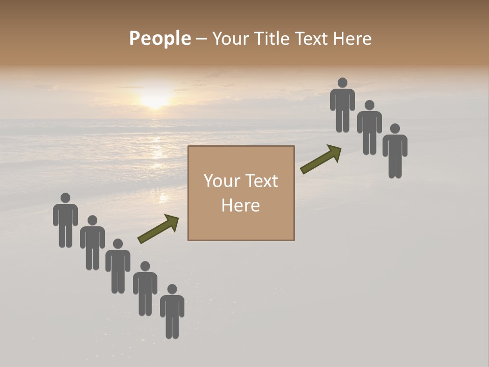 Water Orange Sky PowerPoint Template