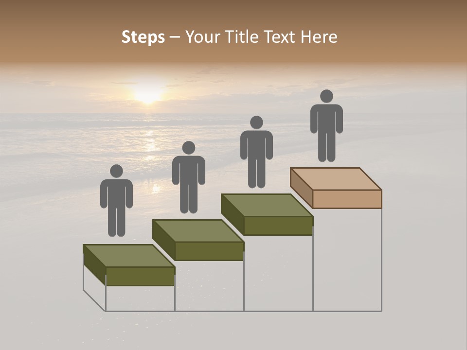 Water Orange Sky PowerPoint Template