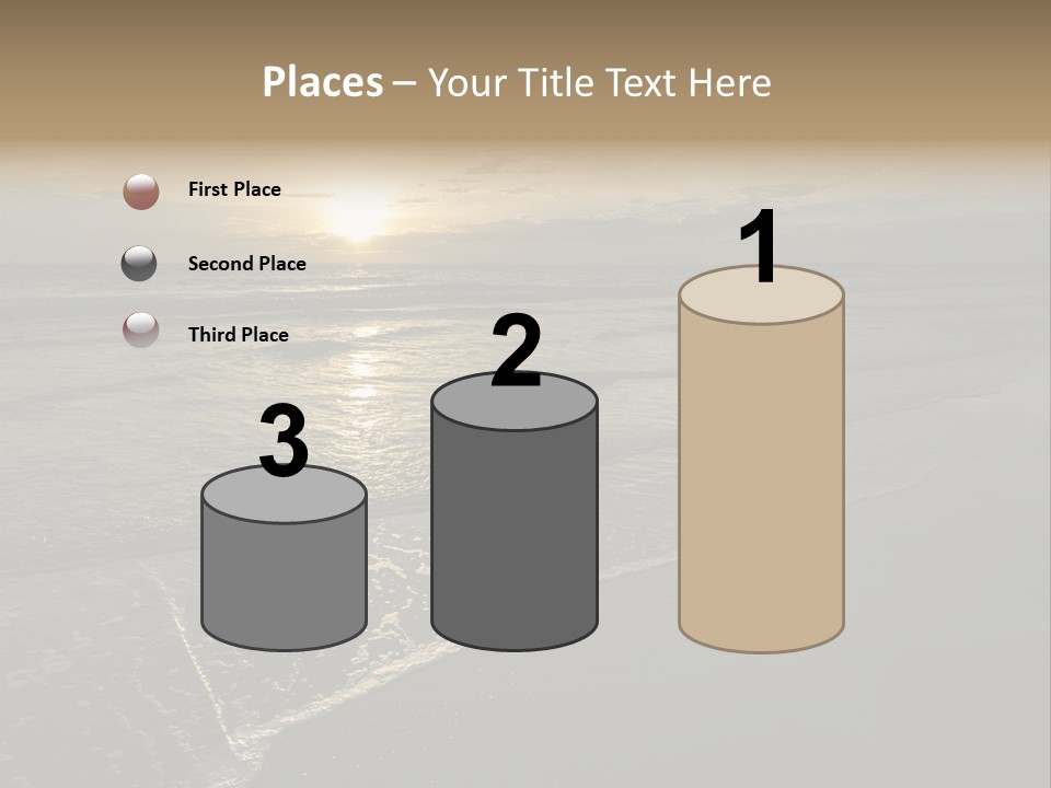 Horizon Orange Tropical PowerPoint Template