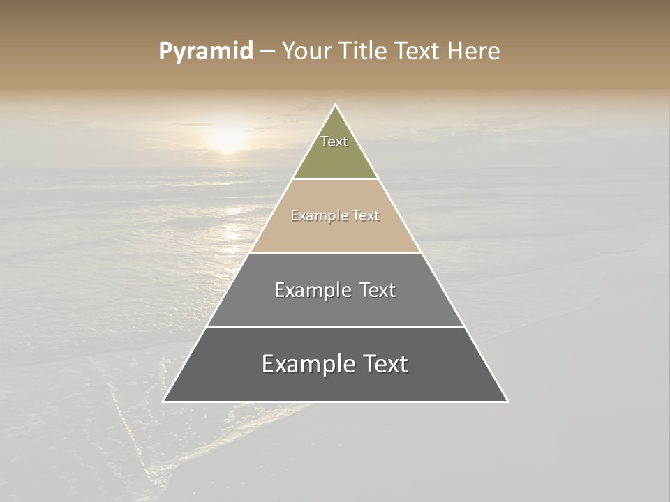 Horizon Orange Tropical PowerPoint Template