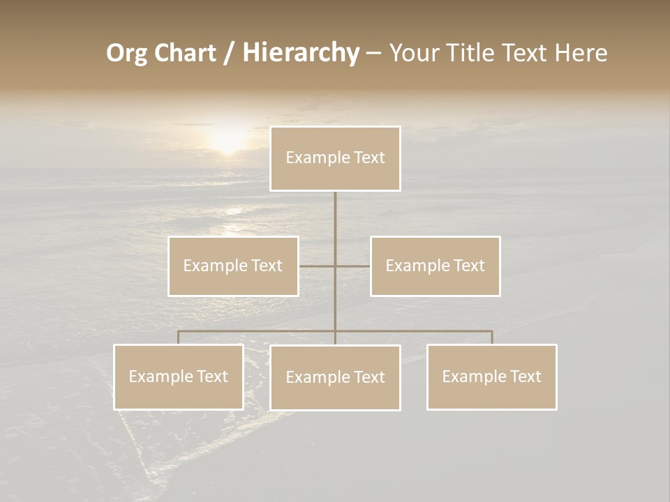 Horizon Orange Tropical PowerPoint Template
