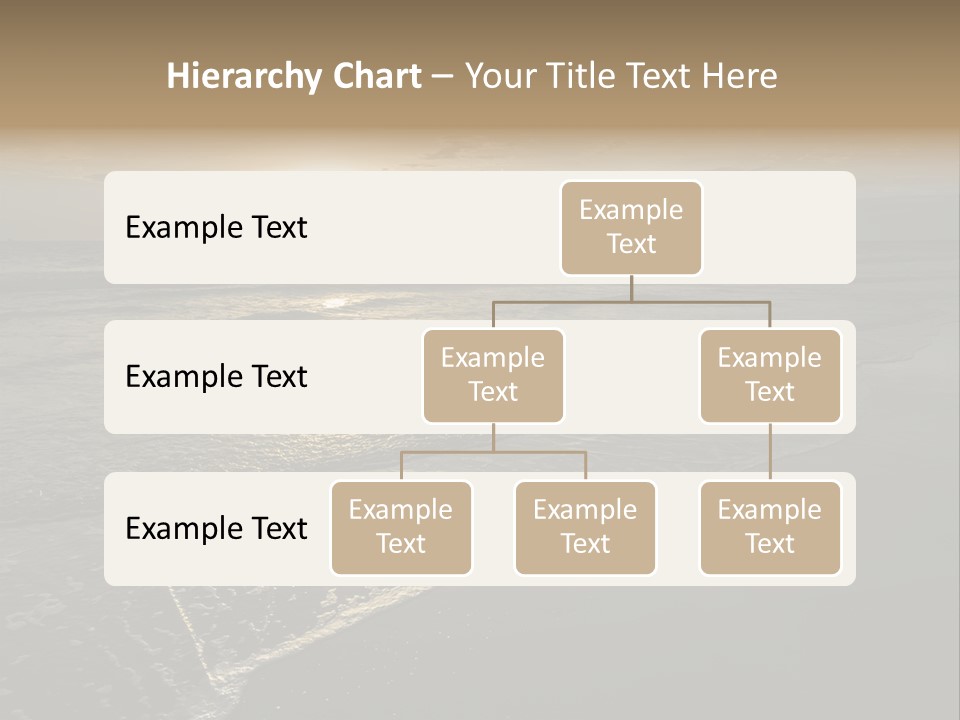 Horizon Orange Tropical PowerPoint Template