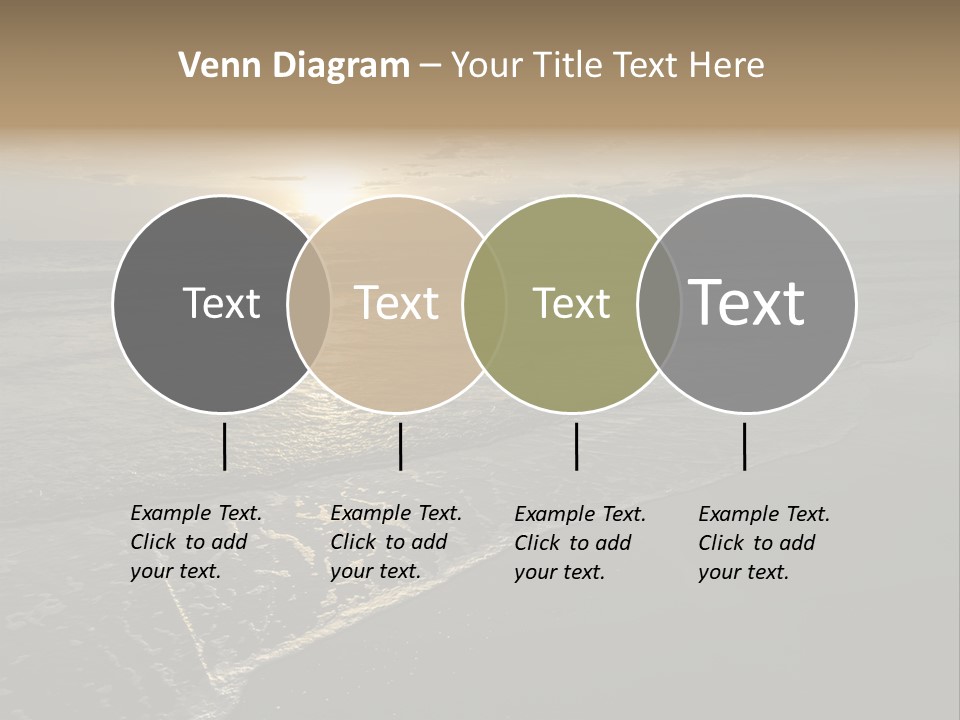 Horizon Orange Tropical PowerPoint Template