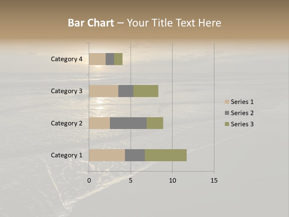 Horizon Orange Tropical PowerPoint Template