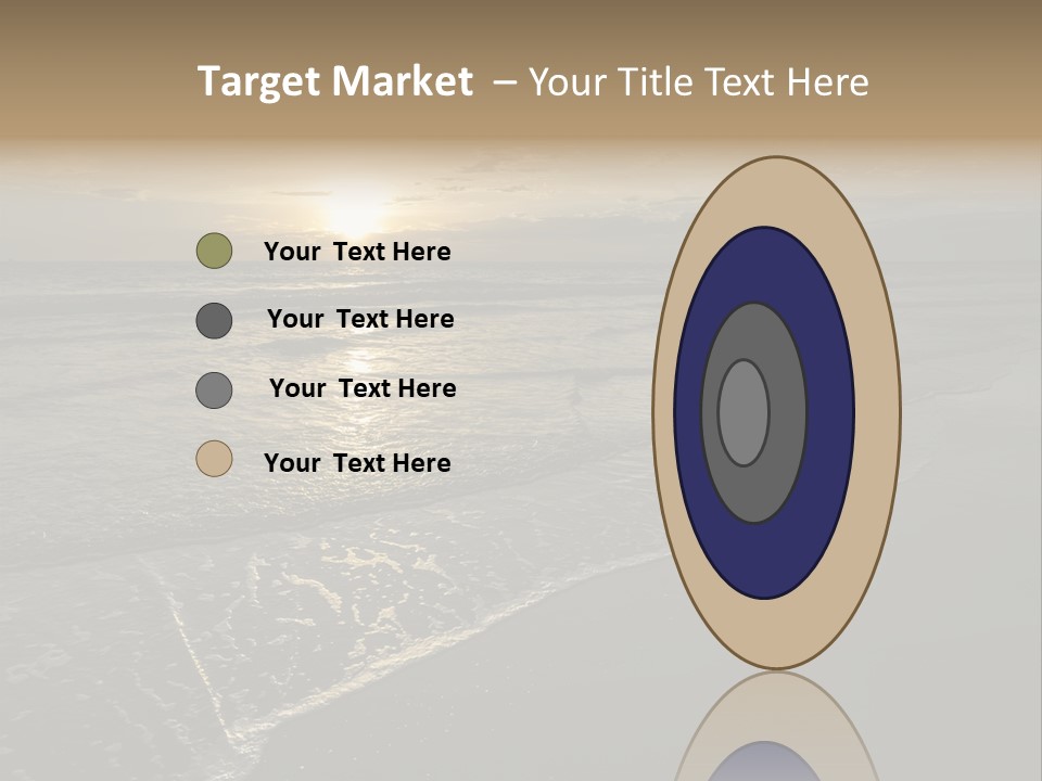 Horizon Orange Tropical PowerPoint Template