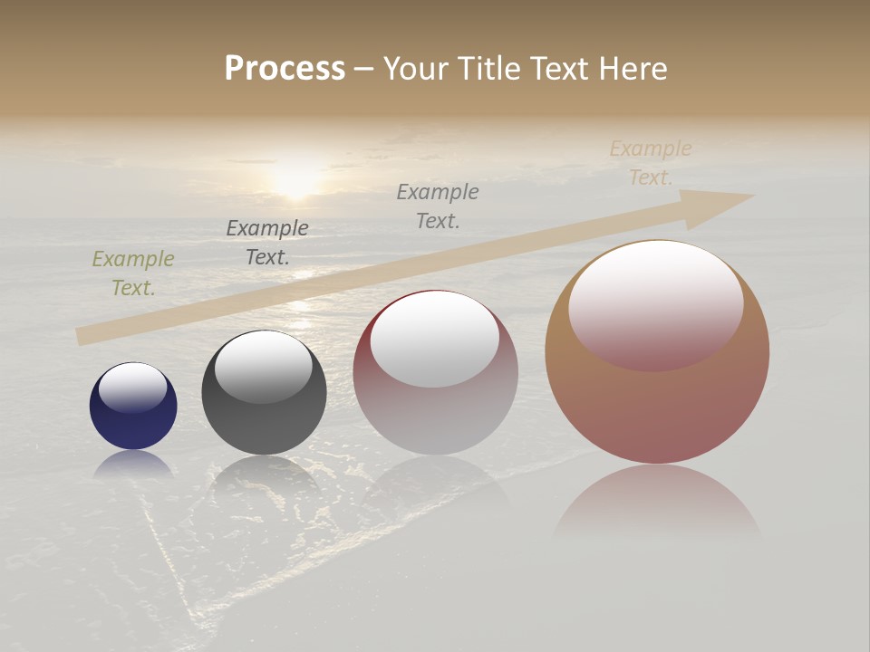 Horizon Orange Tropical PowerPoint Template