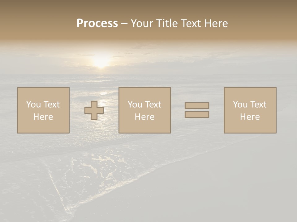 Horizon Orange Tropical PowerPoint Template