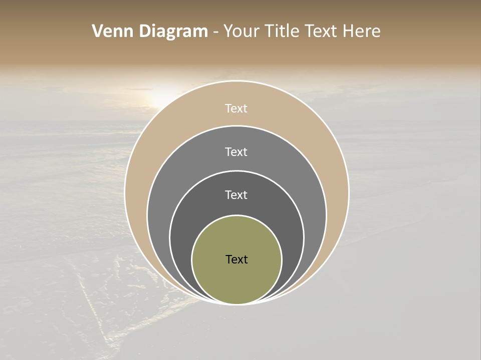 Horizon Orange Tropical PowerPoint Template