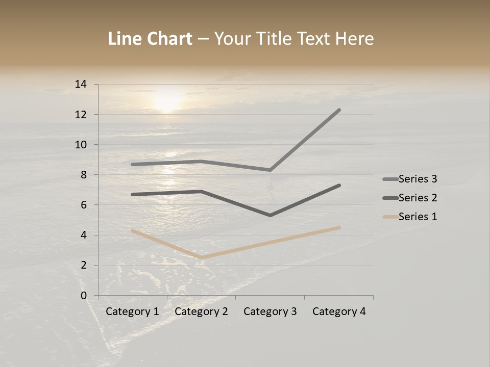 Horizon Orange Tropical PowerPoint Template