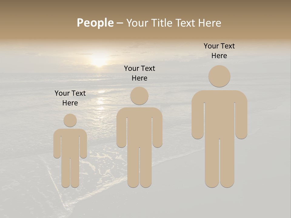 Horizon Orange Tropical PowerPoint Template