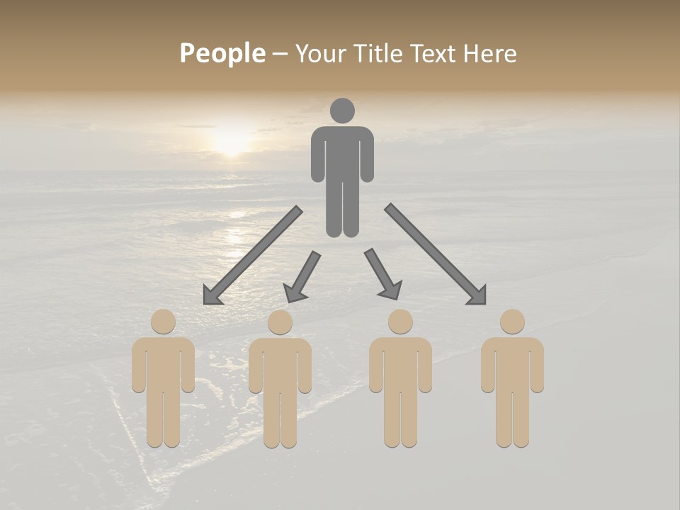 Horizon Orange Tropical PowerPoint Template