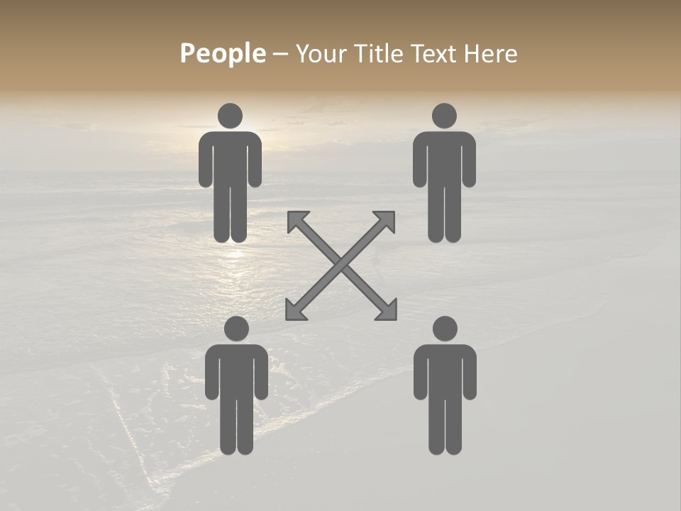 Horizon Orange Tropical PowerPoint Template