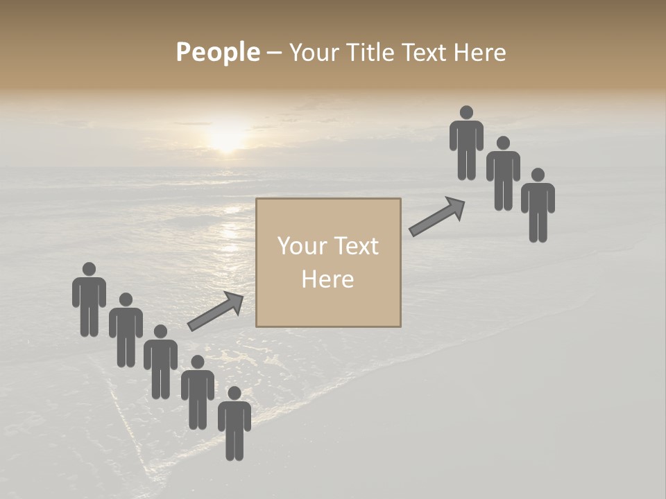 Horizon Orange Tropical PowerPoint Template