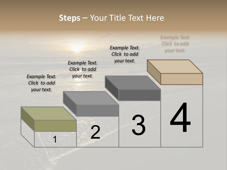 Horizon Orange Tropical PowerPoint Template