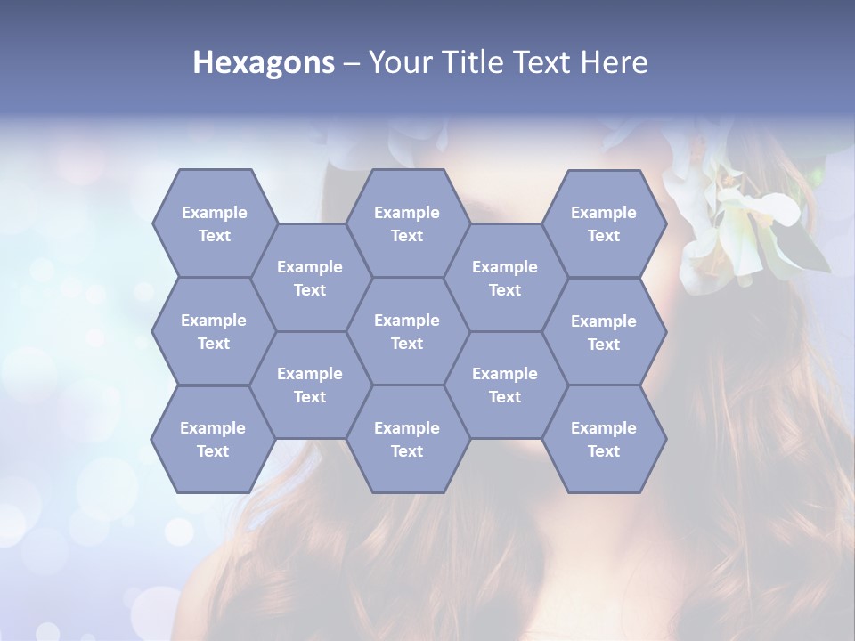 Female Headshot Happy PowerPoint Template